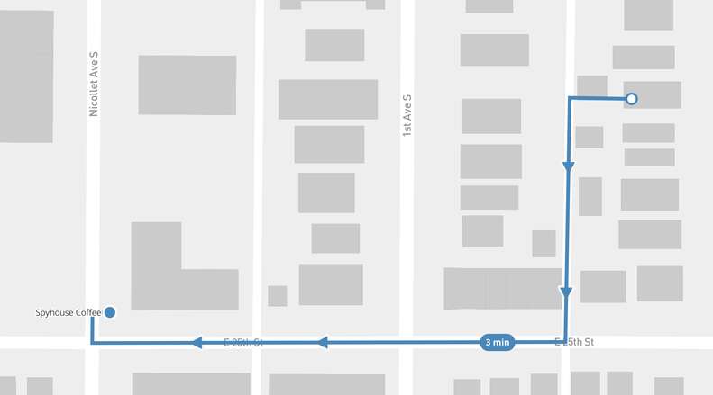 Time Map Shows How Long It Takes to Get to What You Want - Thrillist