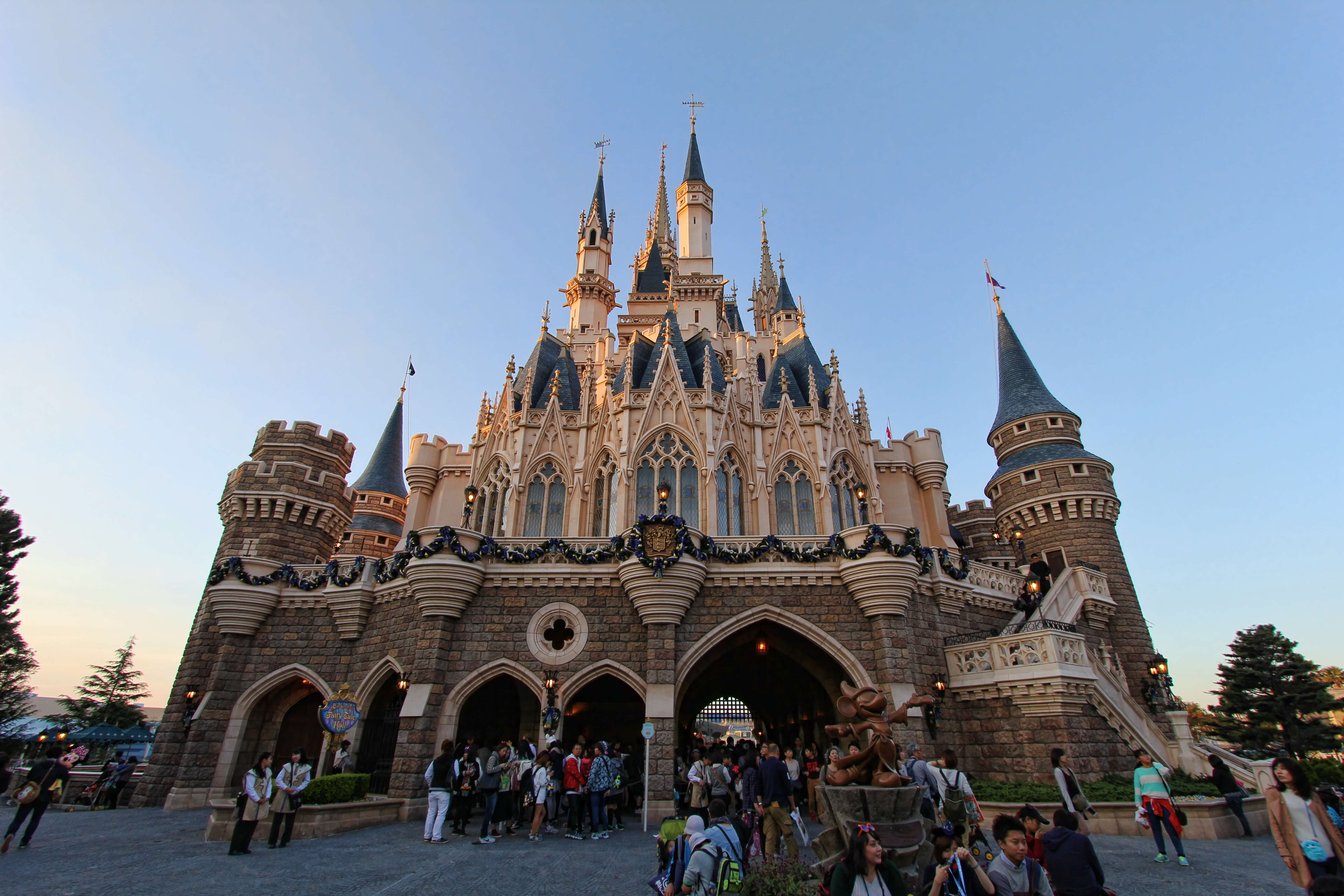 Cinderella's castle at Tokyo Disneyland