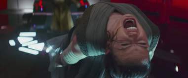 snoke force attack on rey in the last jedi