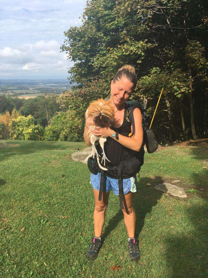 Appalachian Trail hiker rescues rooster