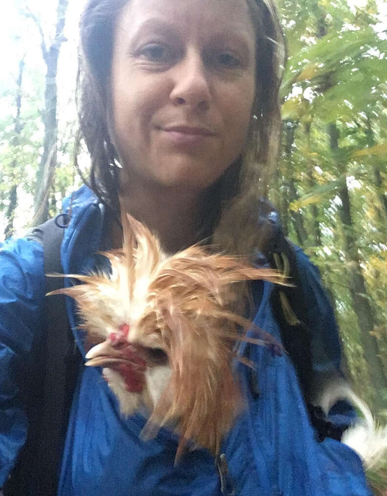 Appalachian Trail rooster rescue