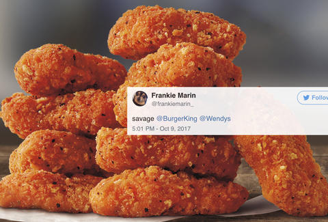 Burger King Shades Wendys On Twitter Over Spicy Chicken