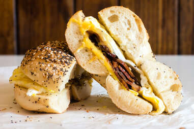 Breakfast sandwich