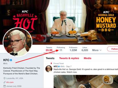 KFC Twitter