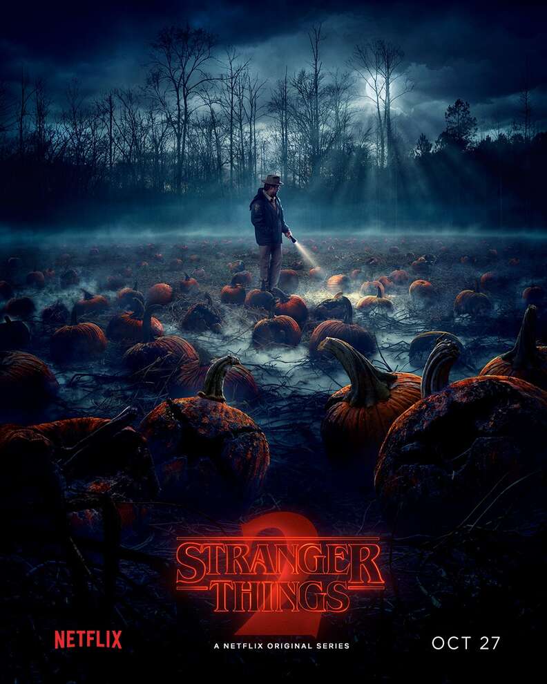 stranger things 2 pumpkin patch poster