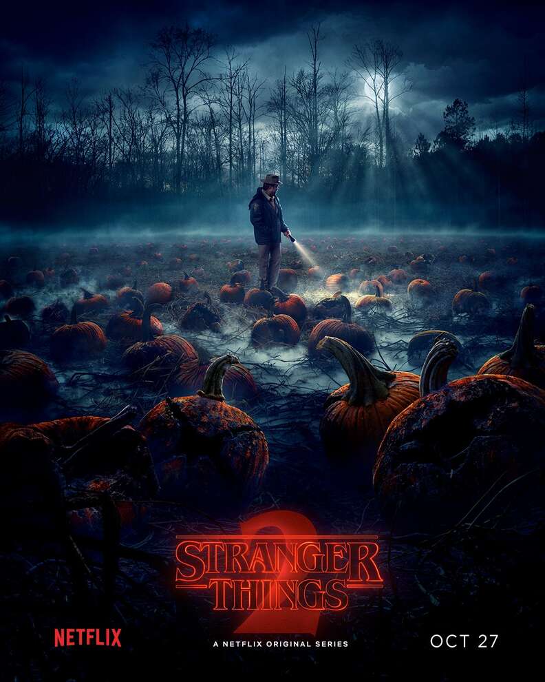 stranger things 2 pumpkin patch poster