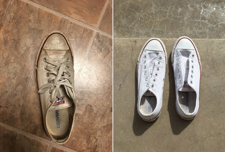 How to wash converse in a washing hot sale machine