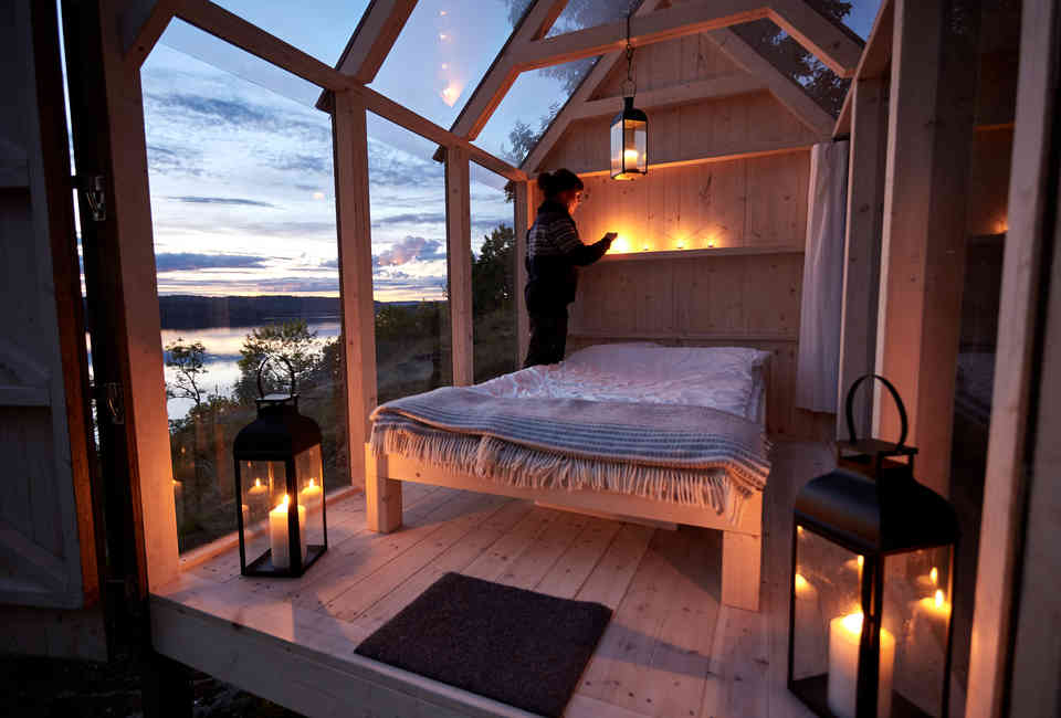 Glass Cabin Rentals Sweden S 72 Hour Cabin Is Genius Thrillist