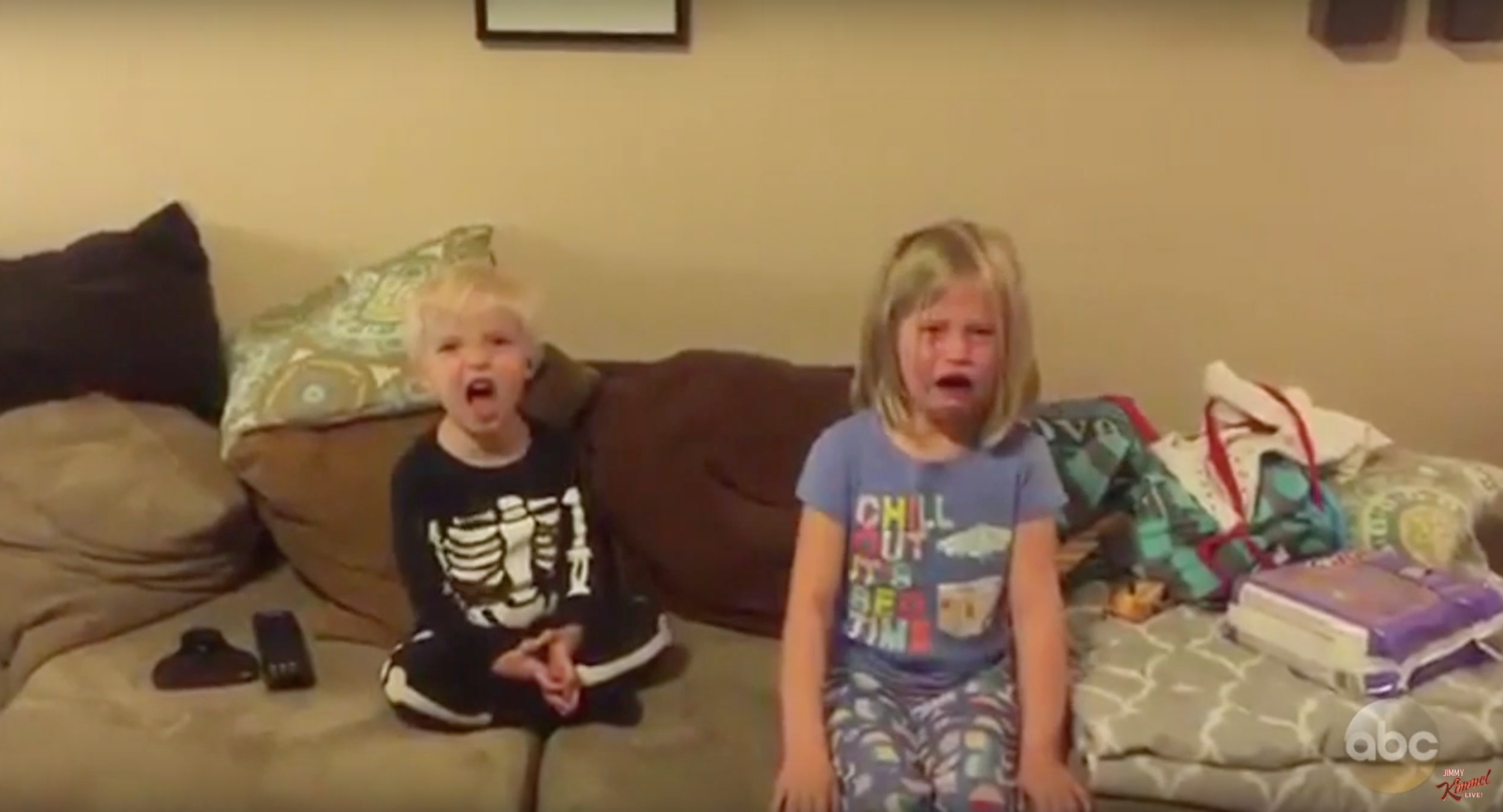 Watch Jimmy Kimmel S Halloween Candy Prank Video 2017 With Jennifer Lawrence Thrillist