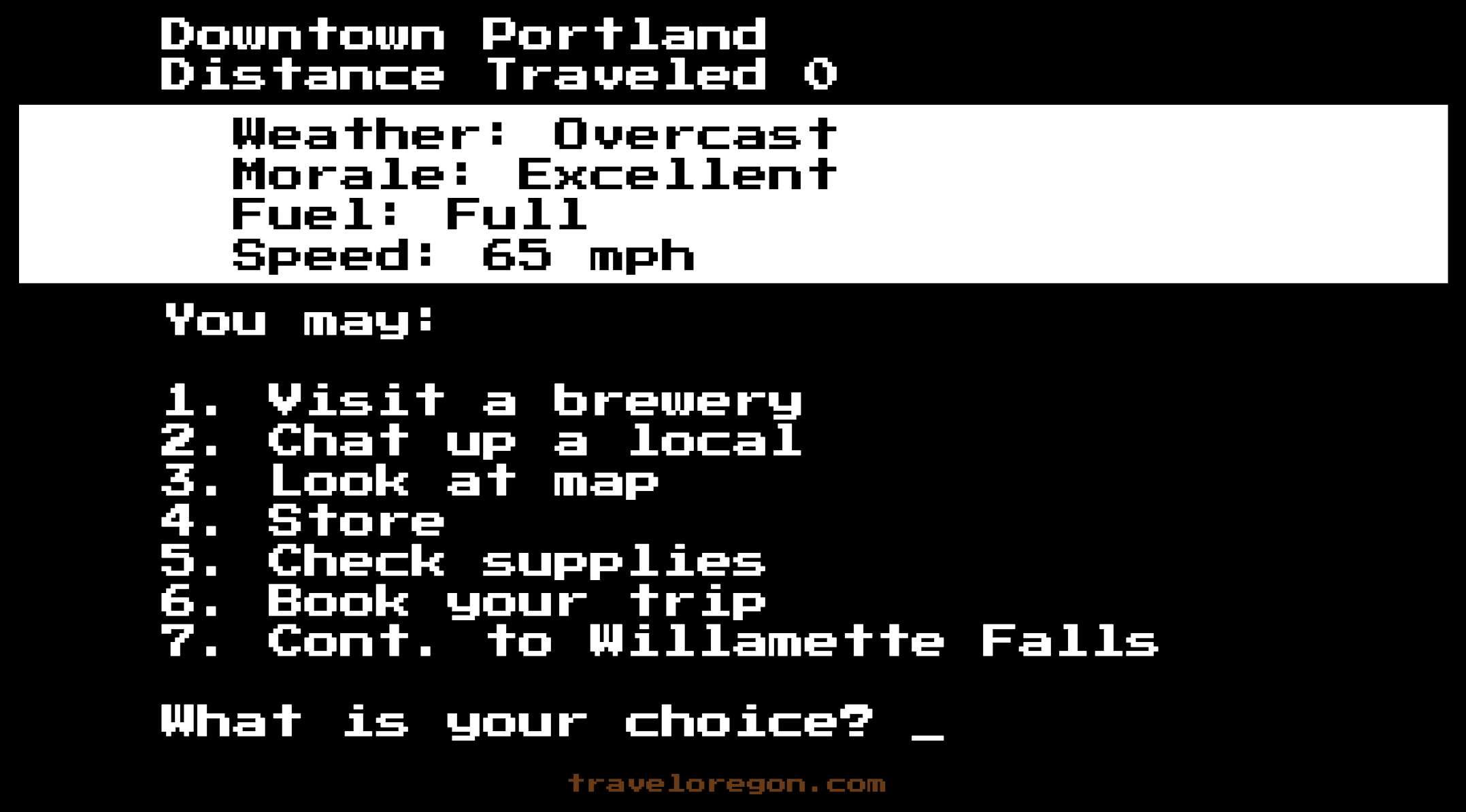 new oregon trail game