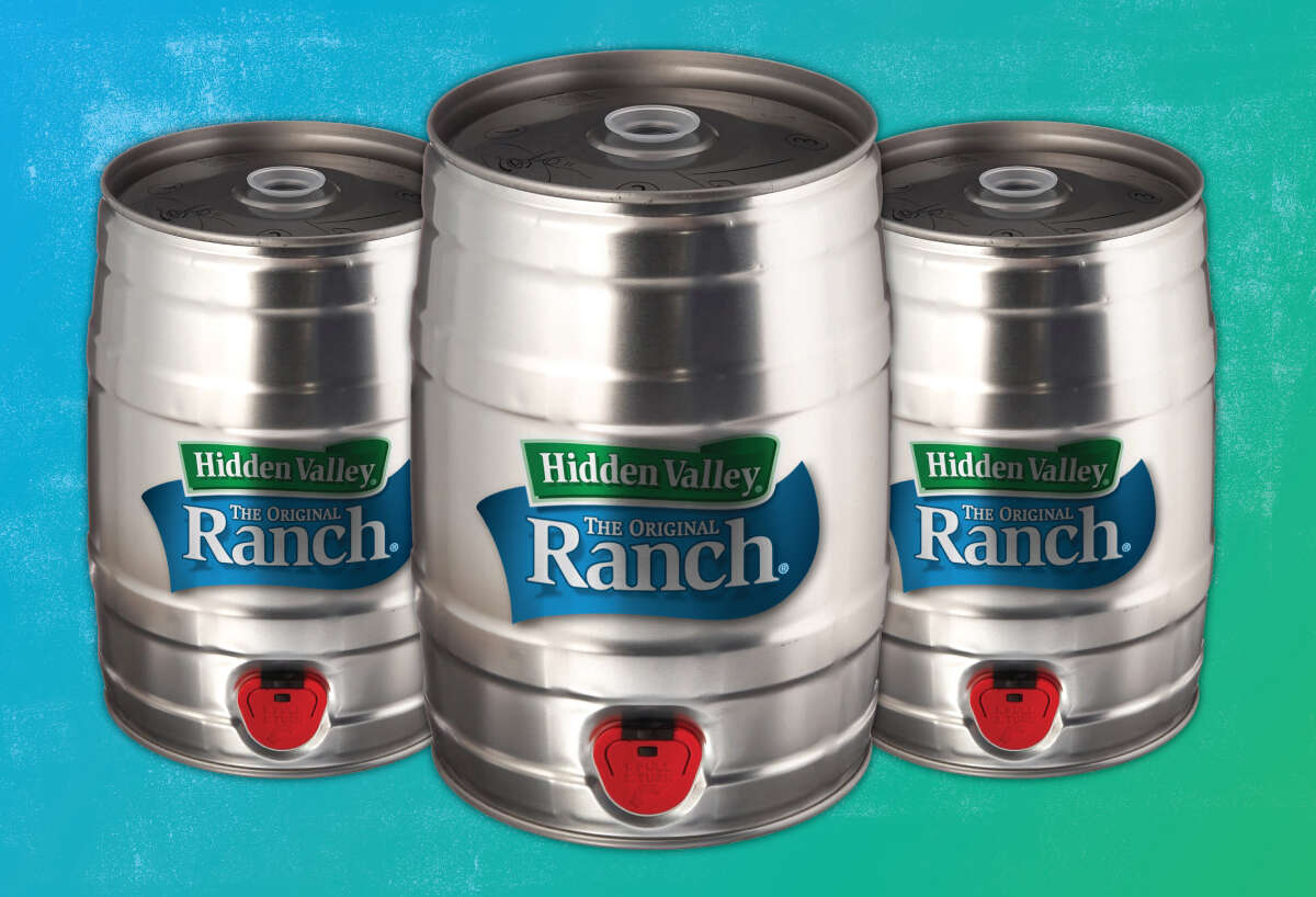 mini keg of ranch dressing Hidden Valley Debuts New Mini Keg Filled With Ranch Dressing