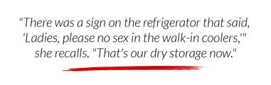 sign on the fridge...