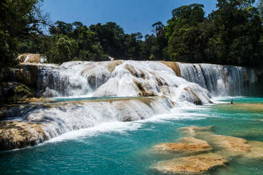 waterfalls in Chiapas