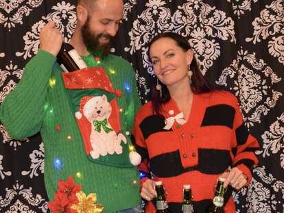 Ugly Christmas Sweaters That Will Hold Alcohol - Thrillist