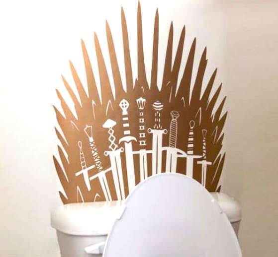 game of thrones toilet decal