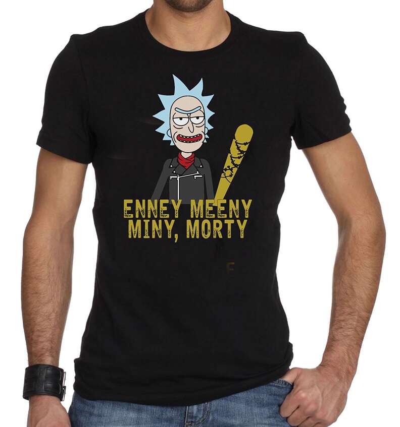 Rick & Morty The Walking Dead Mash Up Shirt