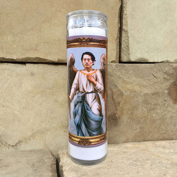 Walking Dead Glenn Celebrity Prayer Candle