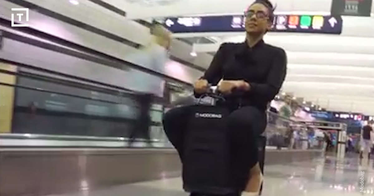 motorized suitcase ride on