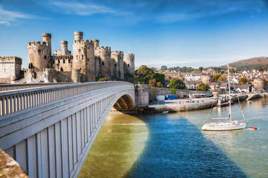 Famous Conwy Castle, Wales