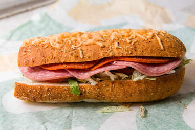 Subway Italian herb bread