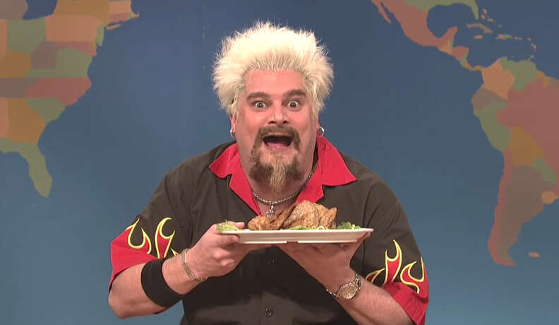 saturday night live guy fieri thanksgiving sketch