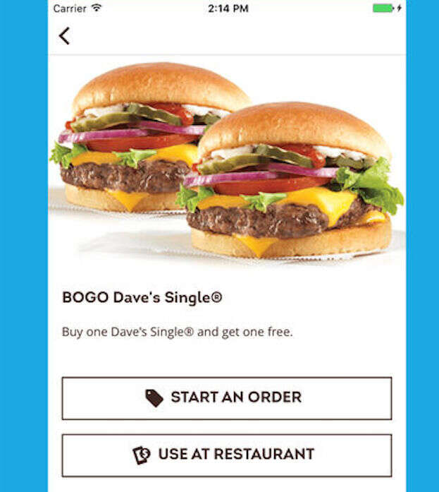 App allows ordering by phone at Wendy's