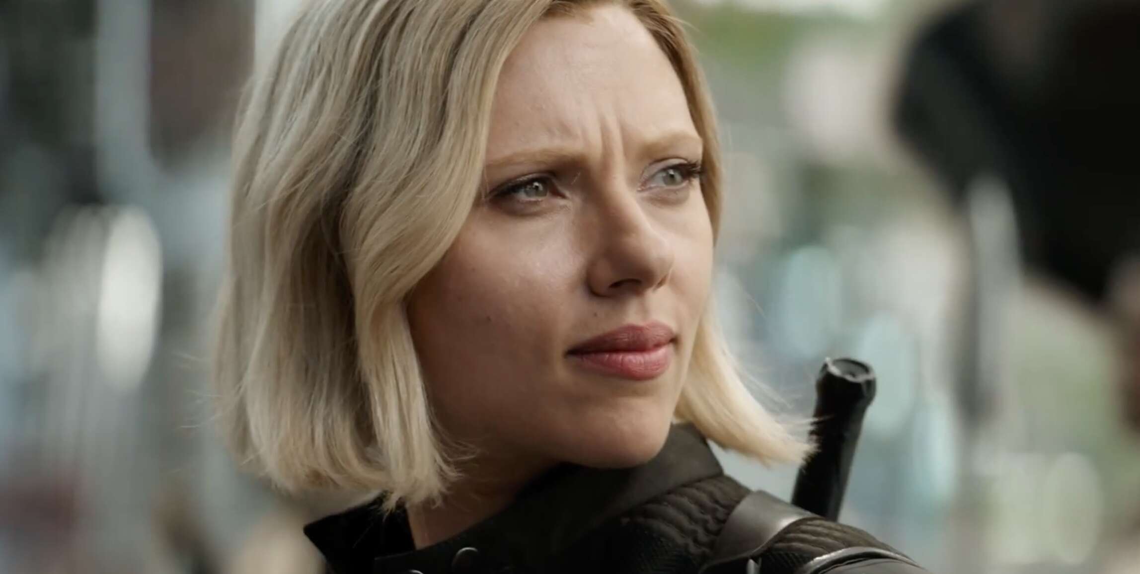 scarlett johansson as blonde Black Widow in avengers infinity war