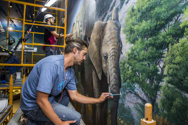 Wonders of Wildlife Museum & Aquarium painting project