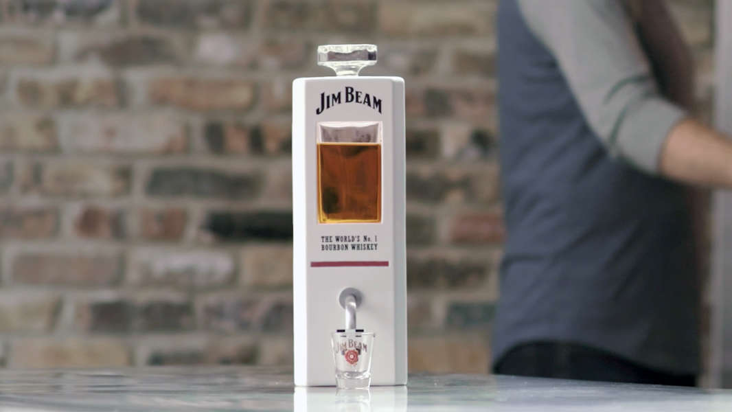 Jim Beam Smart Decanter Pours Bourbon by Voice Command Thrillist