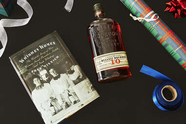 Bottle of Bulleit Bourbon & Whiskey Women Book -Whiskey Gift Guide – Supercall