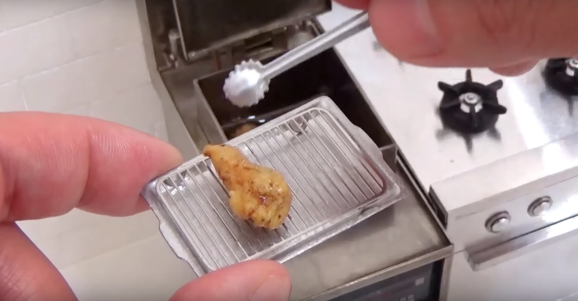 KFC Makes Tiny Fried Chicken at Its Smallest Location Thrillist