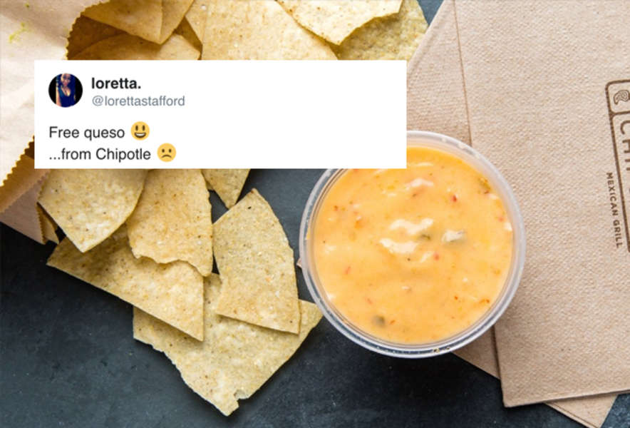 Chipotle's Queso Feedback Is Still Negative Despite Free Queso Deal Thrillist