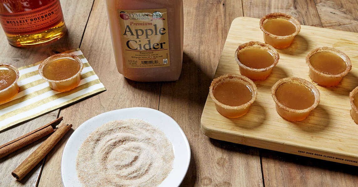 Bourbon Apple Cider Jello Shots Thrillist