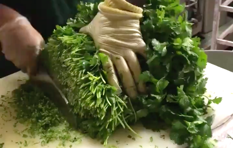 How to Chop Cilantro Video Shows Mesmerizing Cutting Technique Thrillist