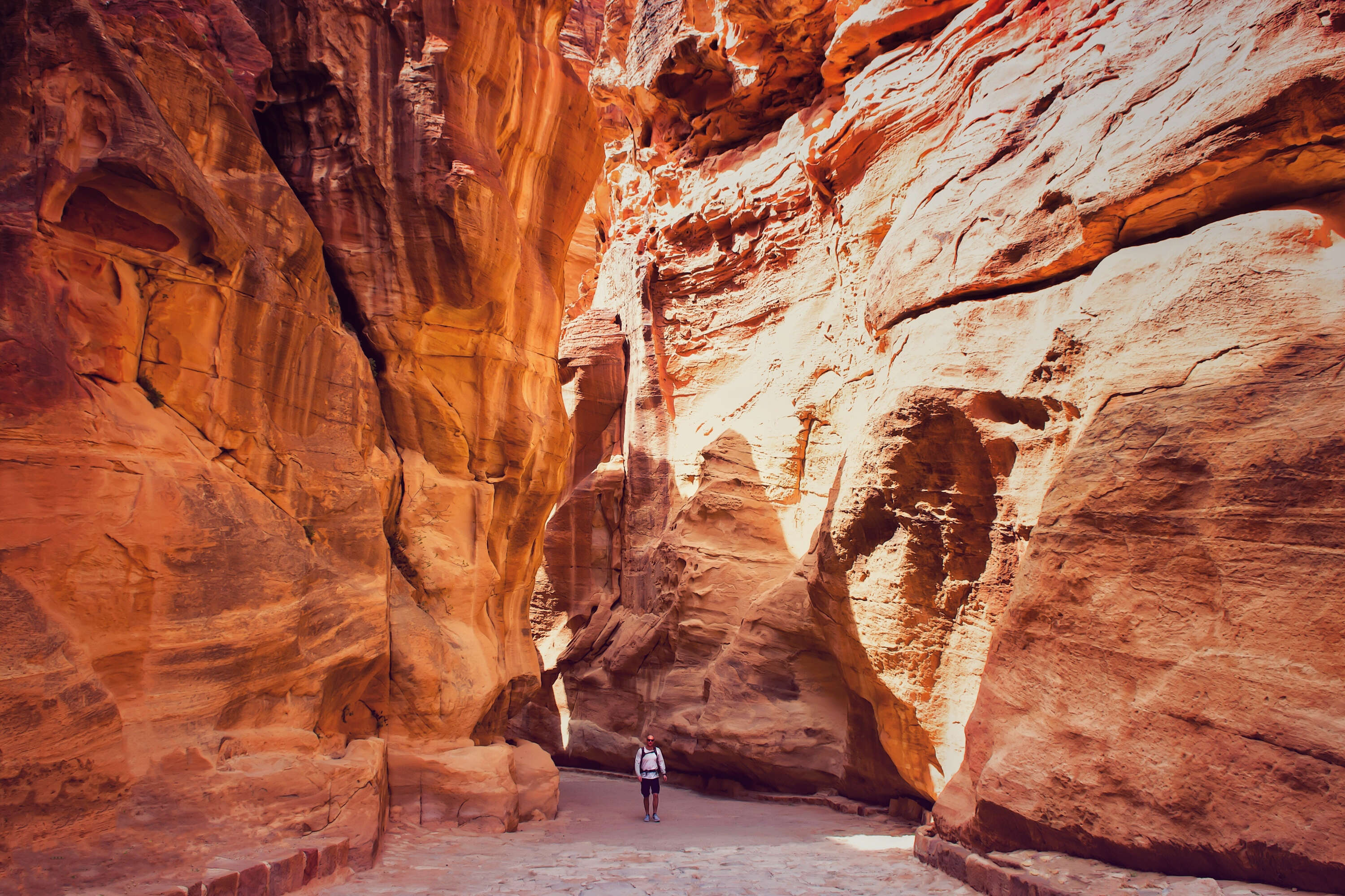 Rock formations in Jordan