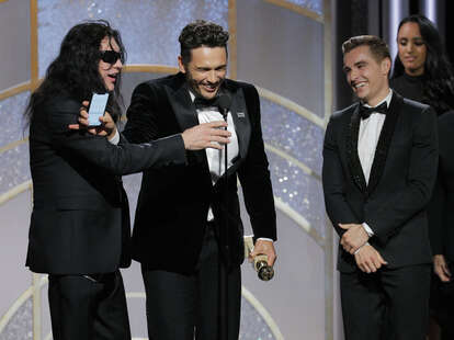 tommy wiseau james franco golden globes