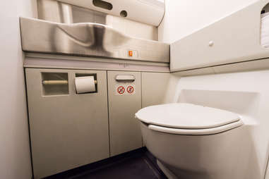 airplane toilet