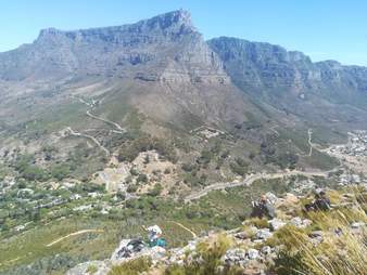 Lion's Head mountain in Cape Town