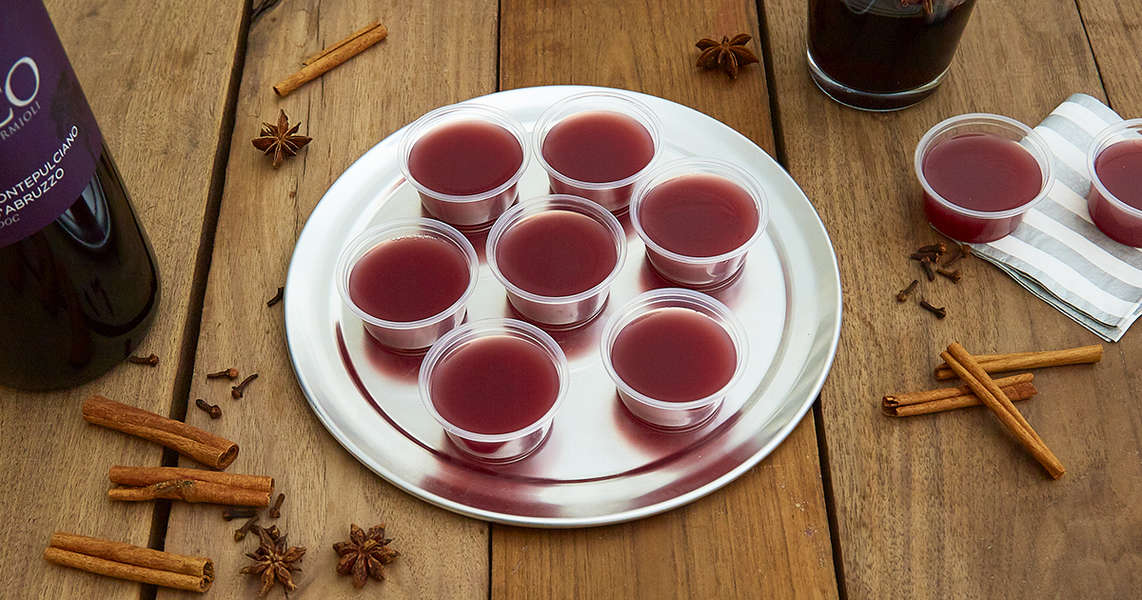 Mulled Wine Jello Shots Recipe Thrillist