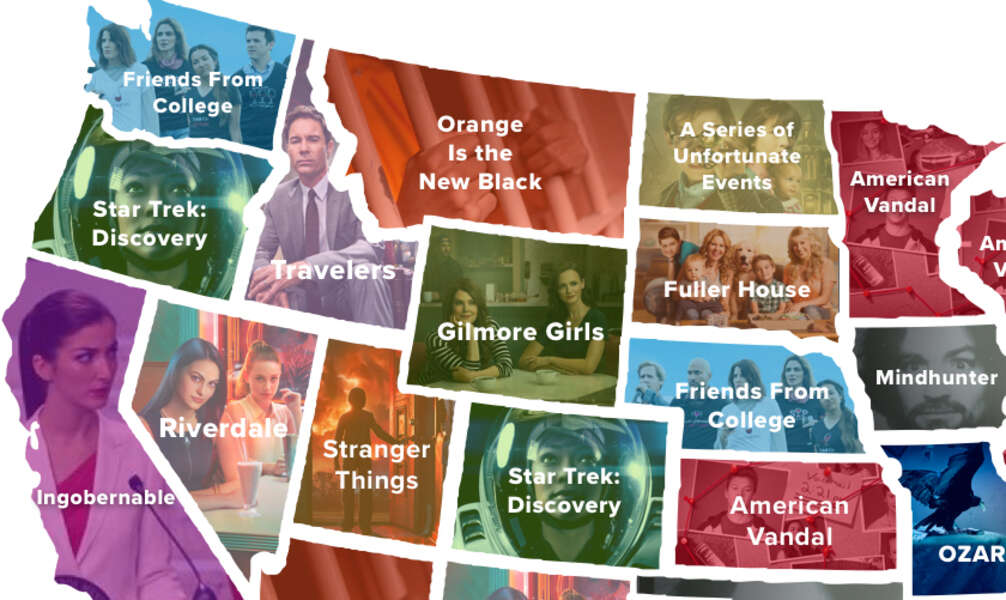 Most Popular Netflix Show in Every State Revealed by Map - Thrillist