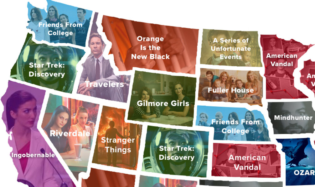 Most Popular Netflix Show in Every State Revealed by Map - Thrillist