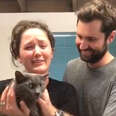 Family Who Survived Mudslide Reunites With Cat They Thought They'd Lost Forever