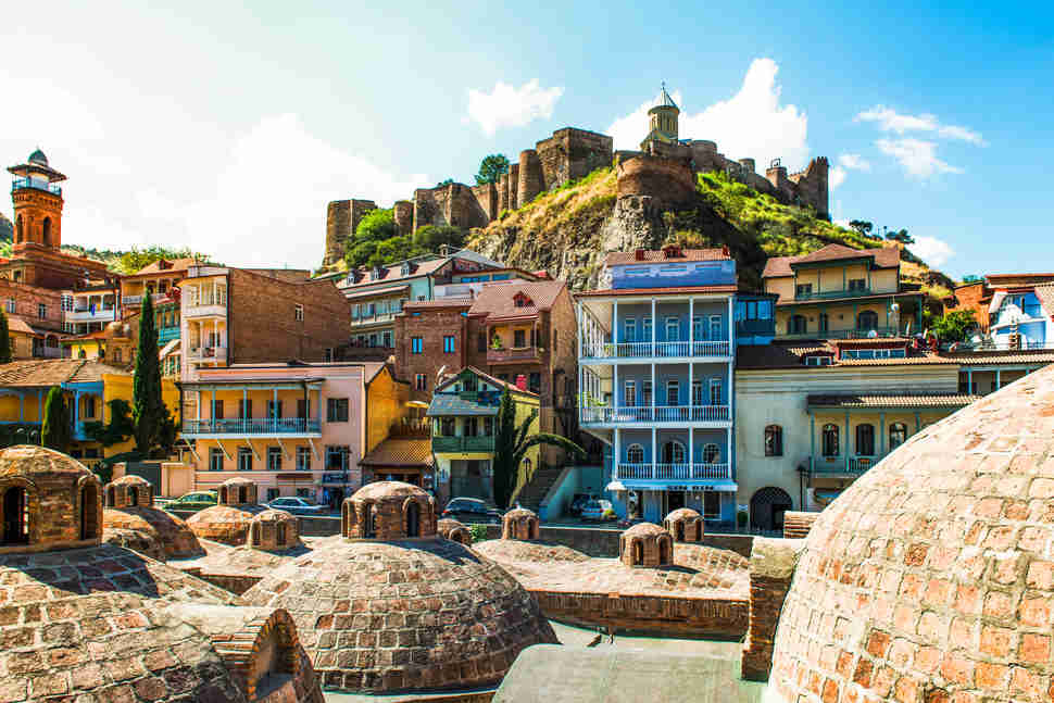 Old Town in Tbilisi City of Georgia