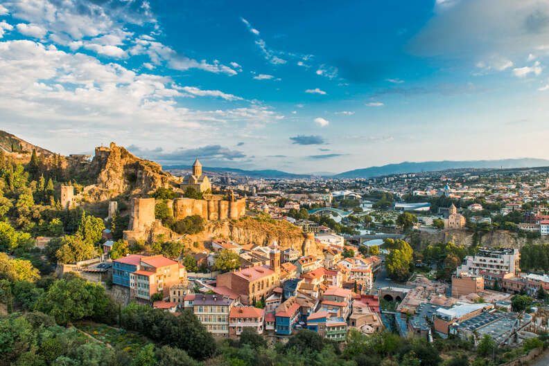 Old Town in Tbilisi City