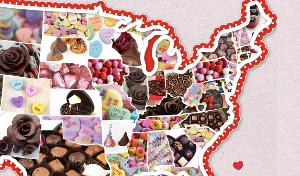 Most Popular Valentine's Day Candy in Every State Thrillist