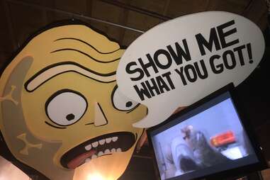 Rick and Morty pop-up
