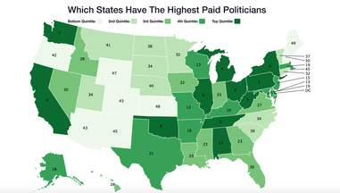 How Much Does a Politician Make? Map Shows Highest Paid Politicians ...