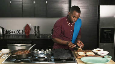 ayinde howell like a vegan cooking channel