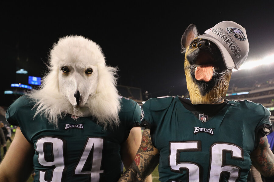 Eagles fans are doggone crazy for those creepy underdog masks