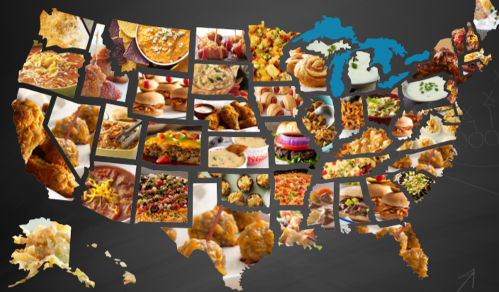 Most popular Super Bowl party foods by state, according to Google